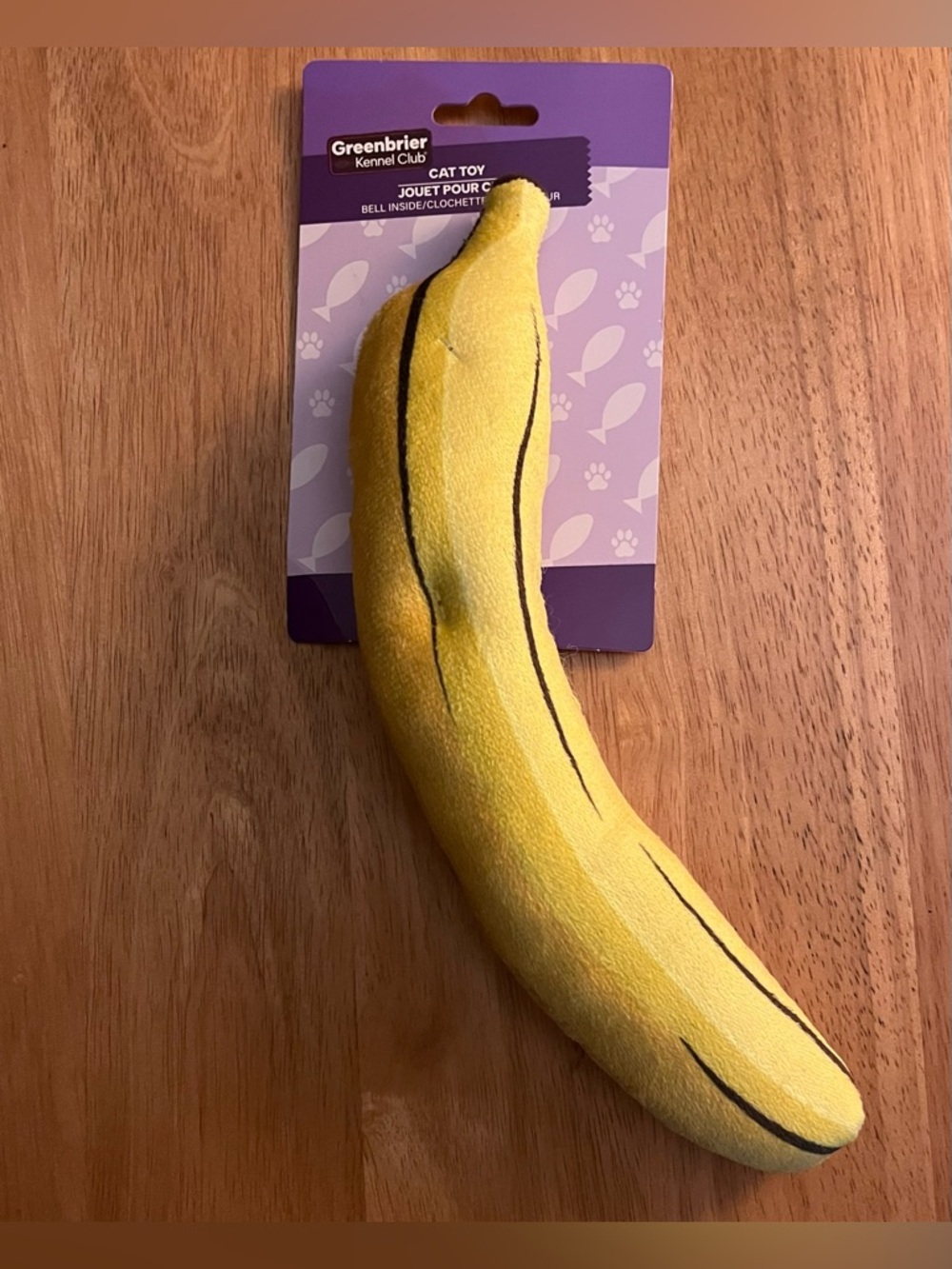 Cat Toy - Banana Funny / Food / Novelty Kicker Toy ~9in - NWT